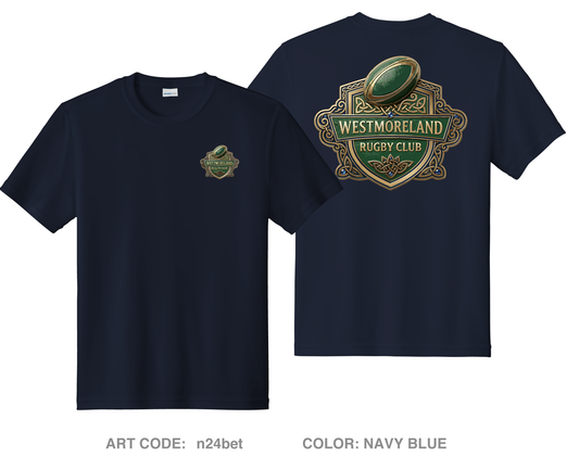 Westmoreland Rugby Club Hi-Tech Performance Unisex Youth SS Tee - n24bet