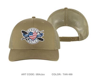 Heroes on the Water National Embroidered Snapback Trucker Cap