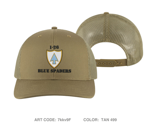 1 - 26 hhc 2nd but 101st airborne div Embroidered Snapback Trucker Cap - 7kkv9F
