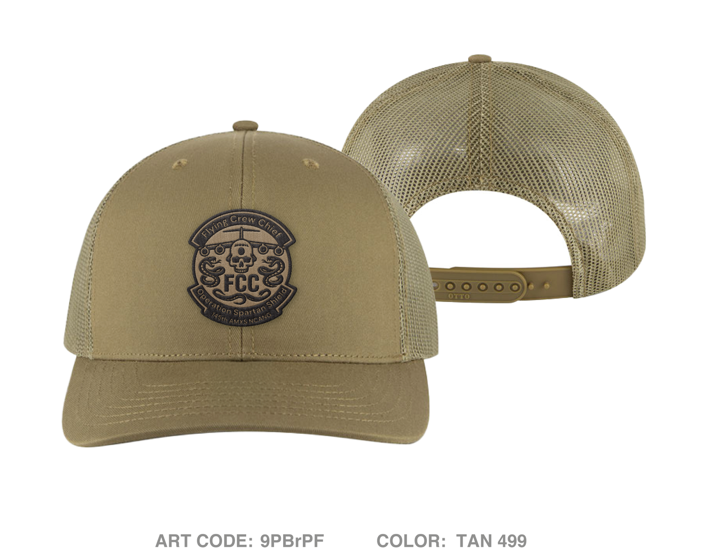 145th AMXS Fundraising Collection Embroidered Snapback Trucker Cap - 9PBrPF