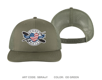 Heroes on the Water National Embroidered Snapback Trucker Cap