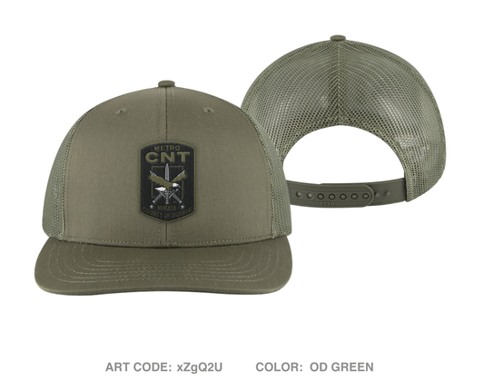 METRO CNT Embroidered Snapback Trucker Cap - xZgQ2U
