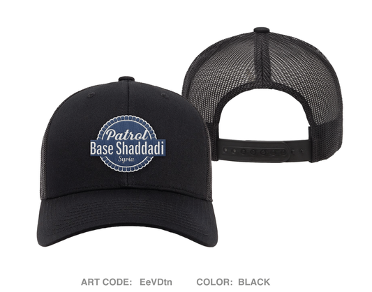 2-44 ADA PBS Embroidered Snapback Trucker Cap - EeVDtn