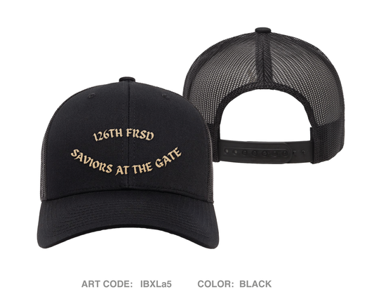 126th FRSD Embroidered Snapback Trucker Cap - IBXLa5