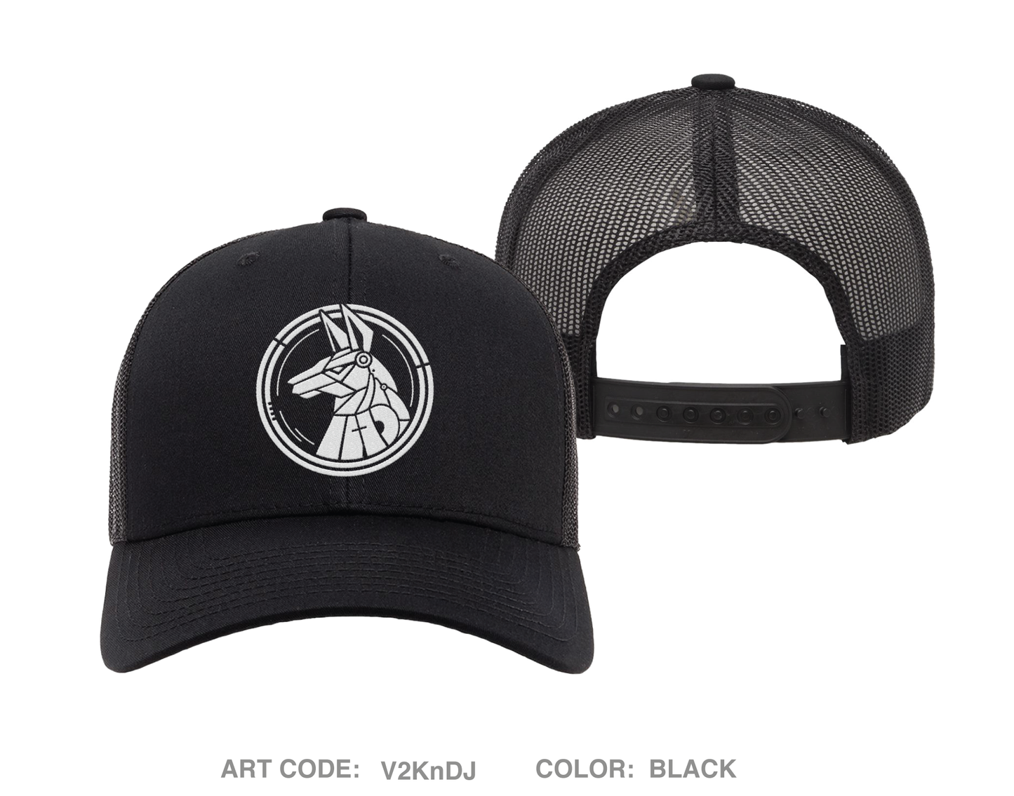 Llamaworks Embroidered Snapback Trucker Cap - V2KnDJ