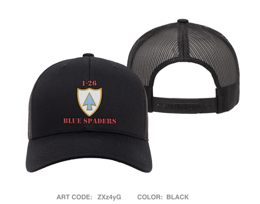 1 - 26 hhc 2nd but 101st airborne div Embroidered Snapback Trucker Cap - ZXz4yG