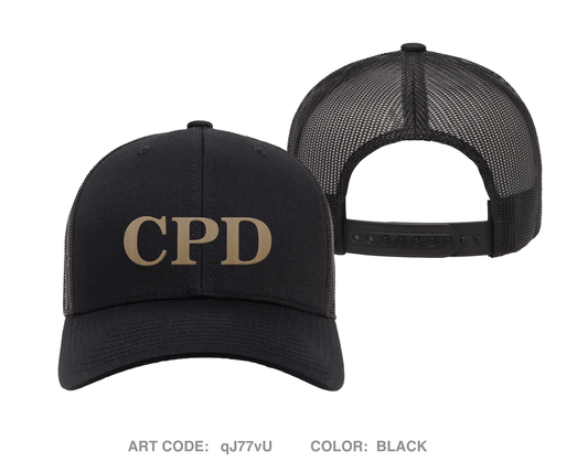 City of Coatesville Police Department Embroidered Snapback Trucker Cap - qJ77vU