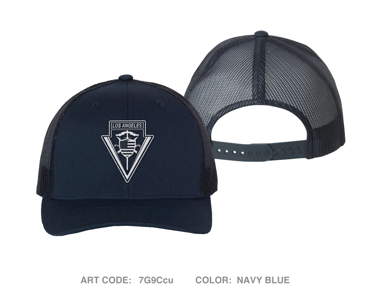 MDC Los Angeles Disturbance Control Team Embroidered Snapback Trucker Cap - 7G9Ccu
