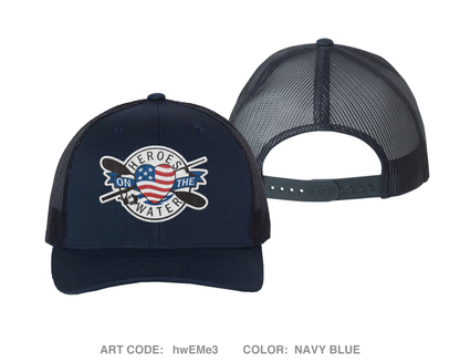Heroes on the Water National Embroidered Snapback Trucker Cap