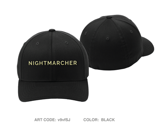 3PLT “Nightmarchers”, C Co, 2-21IN Embroidered Flexfit Cap - v9vfSJ