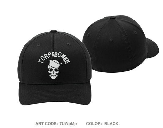 USS Vermont Embroidered Flexfit Cap - 7UWpMp