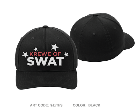 Krewe of SWAT Embroidered Flexfit Cap - 9JxThS