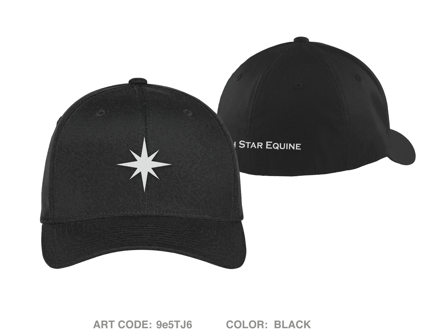 North Star Equine Embroidered Flexfit Cap - 9e5TJ6