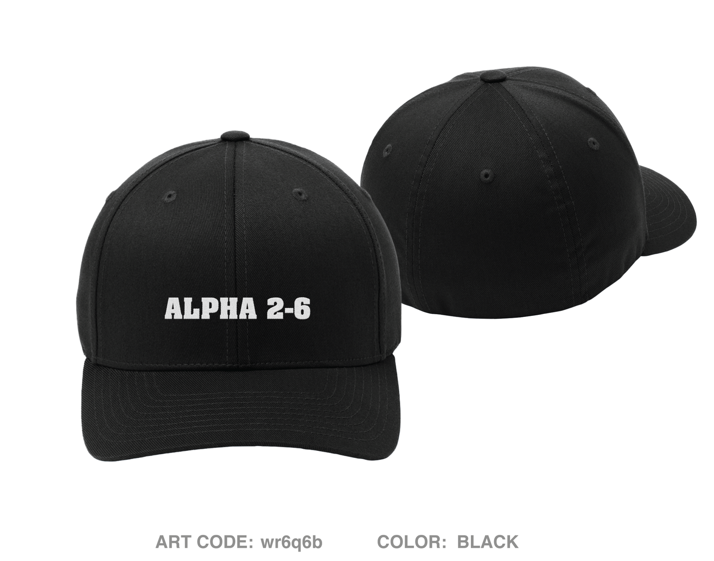 Alpha 2-6 ADA Embroidered Flexfit Cap - wr6q6b