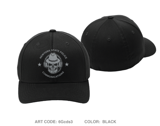 NYSP troop f communications Embroidered Flexfit Cap - 6Gcds3