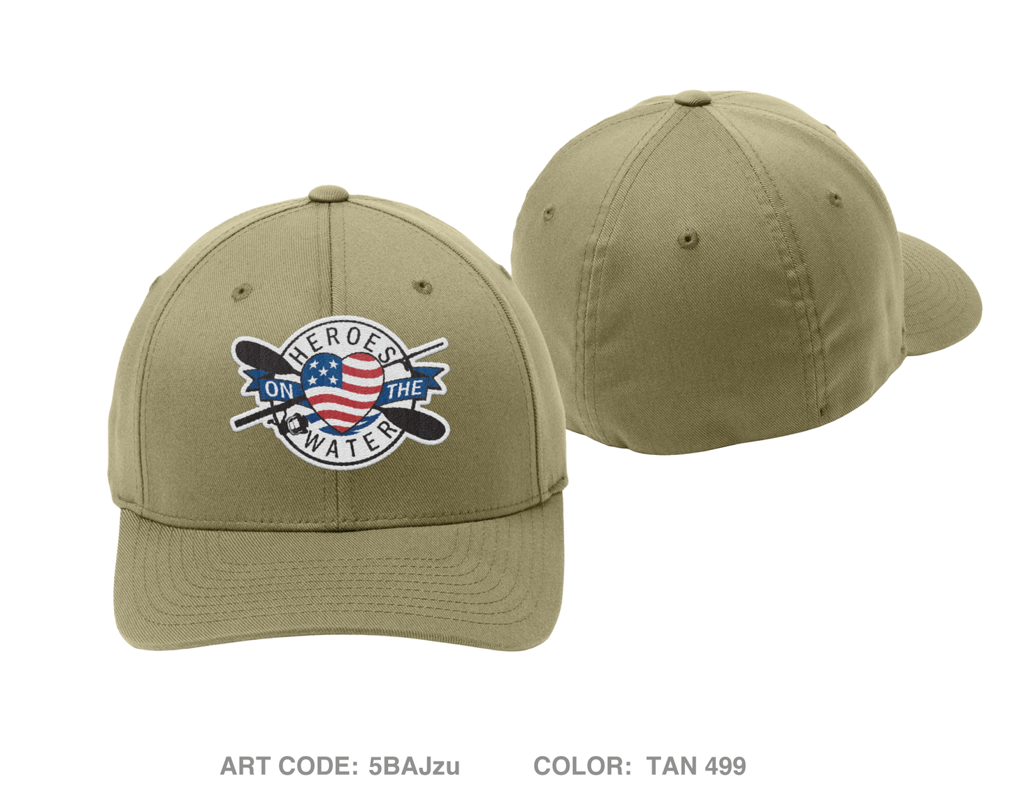 Heroes on the Water National Embroidered Flexfit Cap