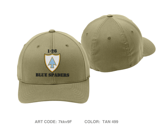 1 - 26 hhc 2nd but 101st airborne div Embroidered Flexfit Cap - 7kkv9F