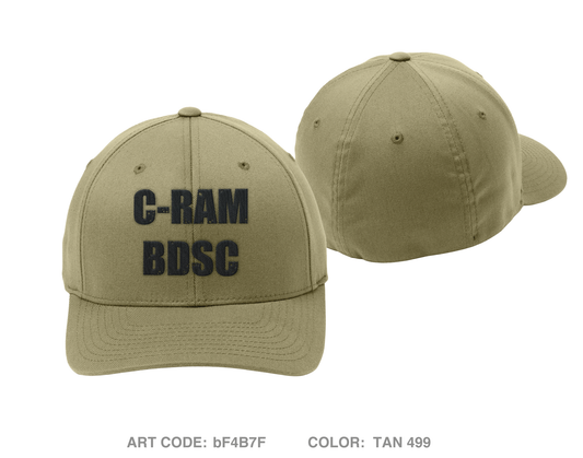 2nd PLT, C BTRY 2-44 ADA Embroidered Flexfit Cap - bF4B7F