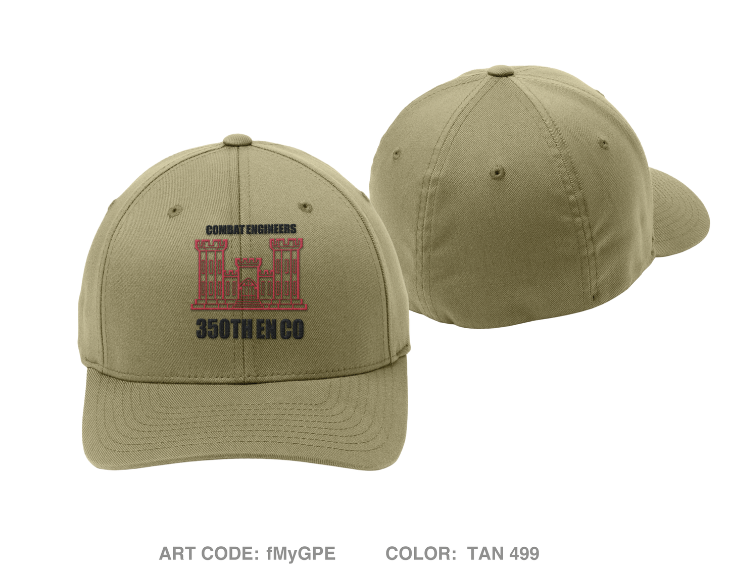 1st PLT Fundraising Collection Embroidered Flexfit Cap - fMyGPE