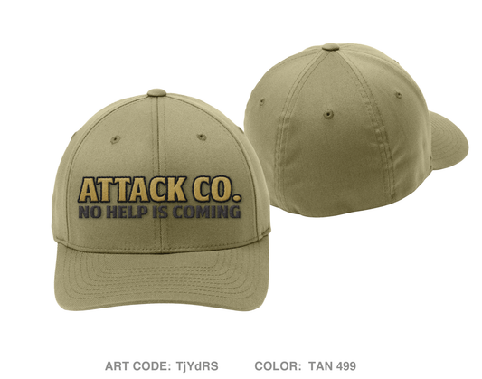ATTACK COMPANY Embroidered Flexfit Cap - TjYdRS