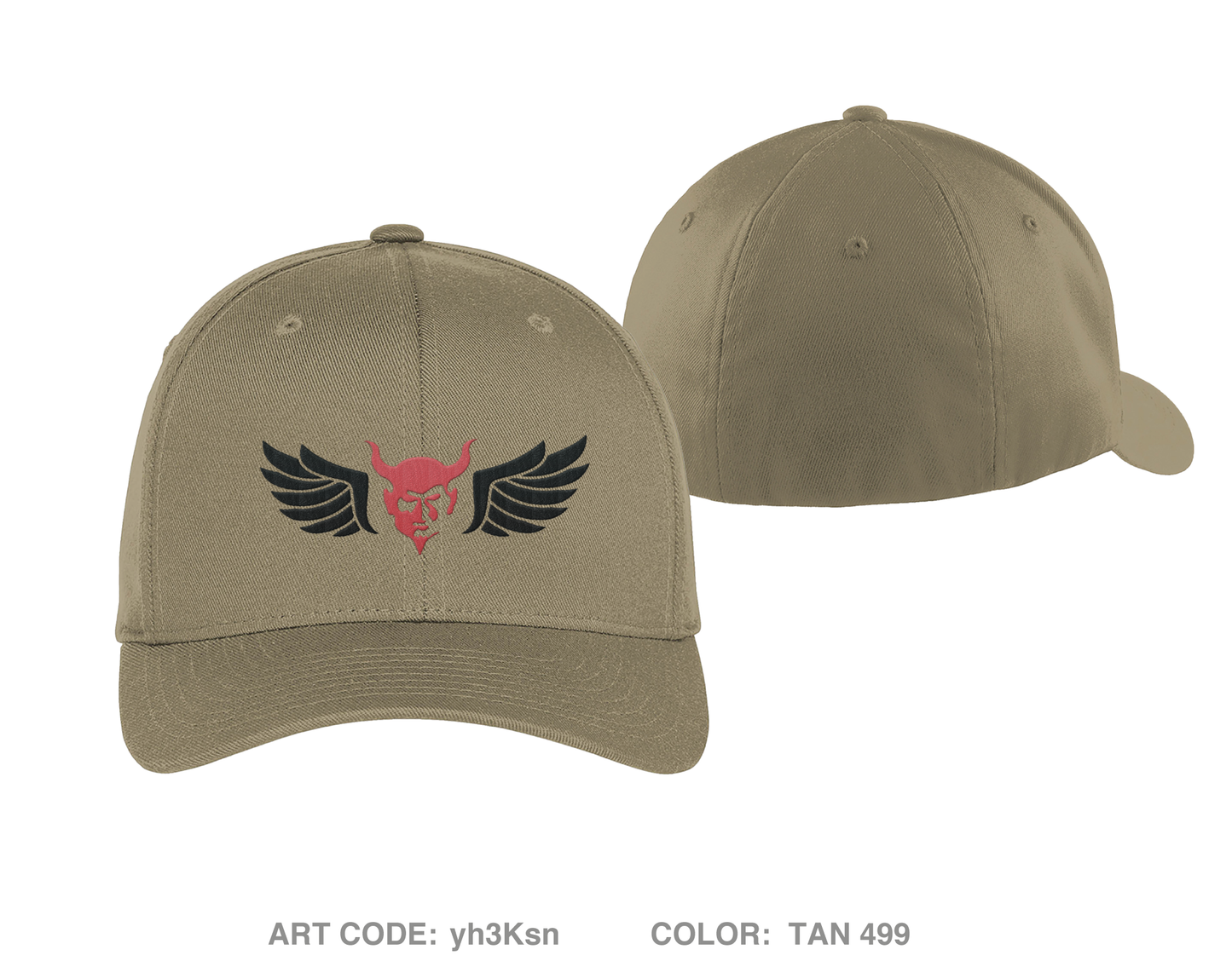 E co. 1-189th GSAB Embroidered Flexfit Cap - yh3Ksn