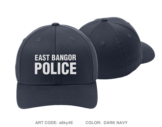 East Bangor PD Embroidered Flexfit Cap - a6ky4E