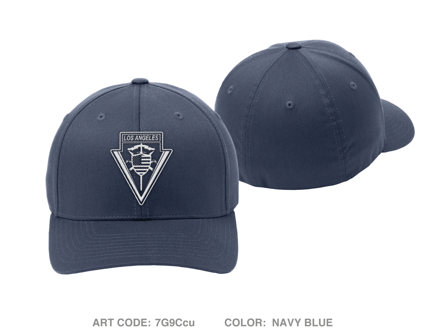 MDC Los Angeles Disturbance Control Team Embroidered Flexfit Cap - 7G9Ccu