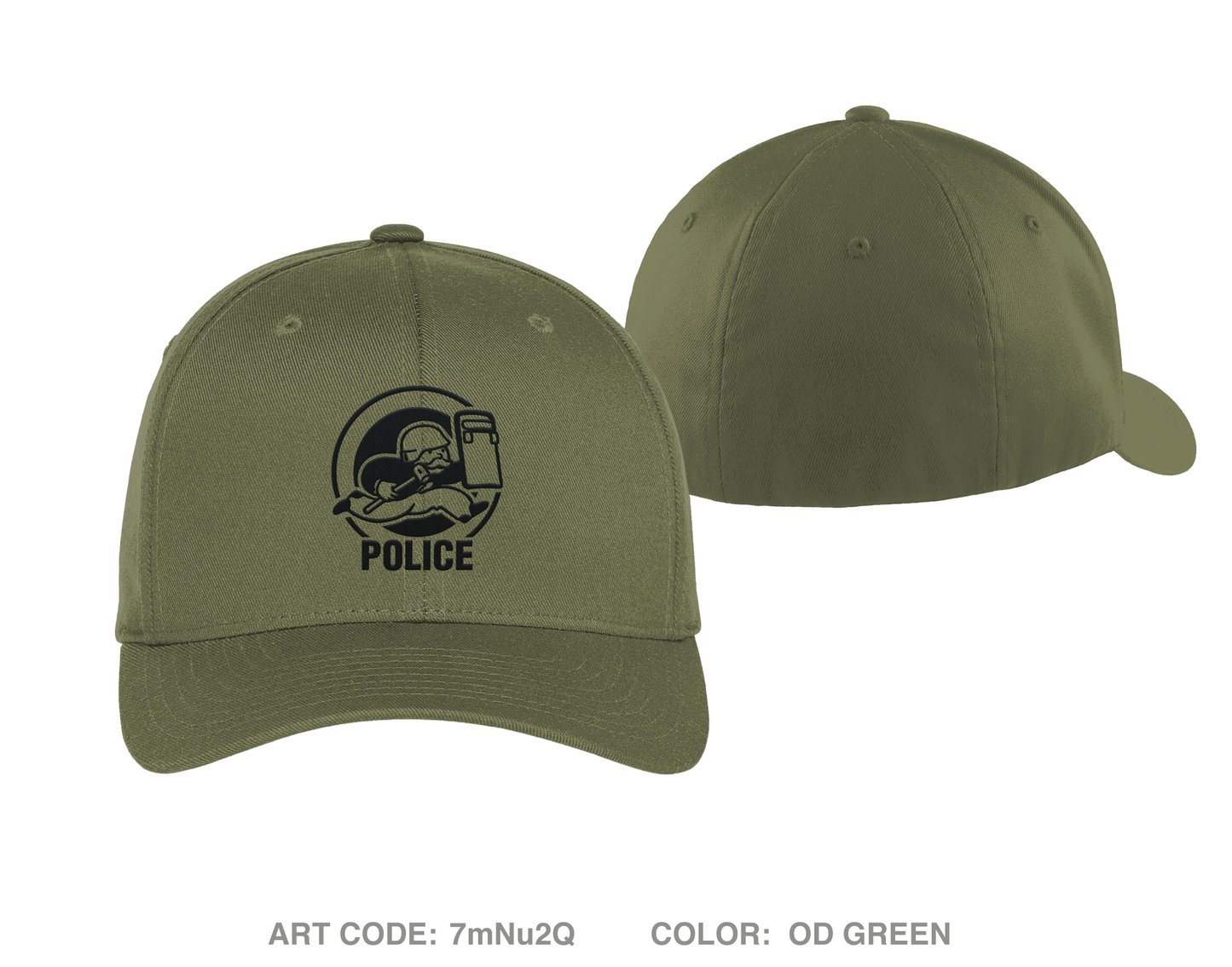 FINANCIAL CRIMES TASK FORCE Embroidered Flexfit Cap - qMc8XW