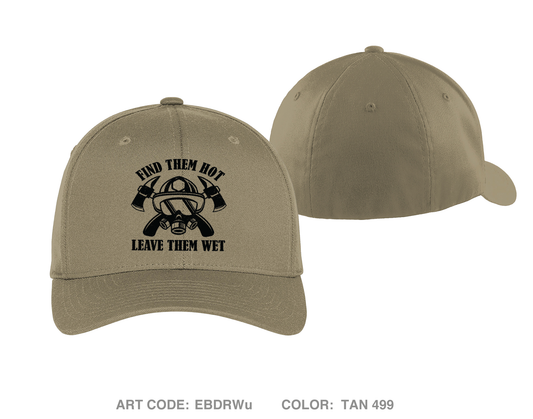 476th Engineer Fire Detachment Embroidered Flexfit Cap - EBDRWu