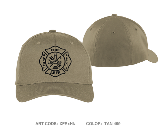 476th Engineer Fire Detachment Embroidered Flexfit Cap - XFRxHk