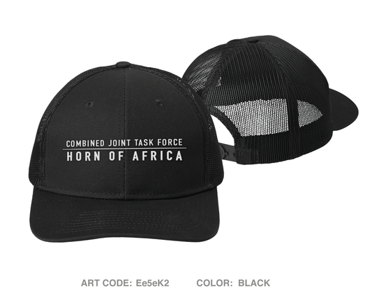 CJ-35 Crisis Response, CJTF-HOA Embroidered Snapback Trucker Cap - Ee5eK2