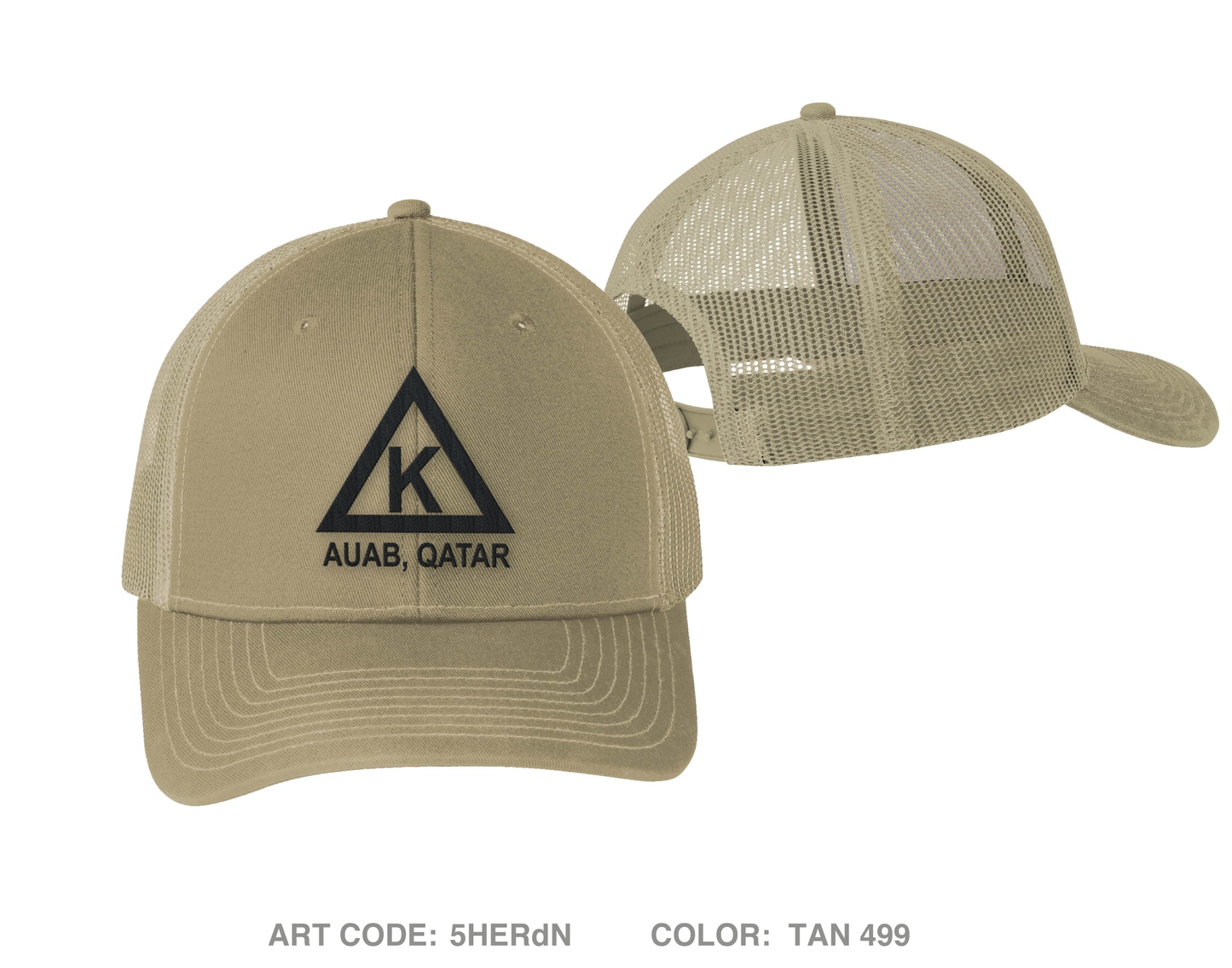 AUAB, QATAR Embroidered Flexfit Cap - 5HERdN