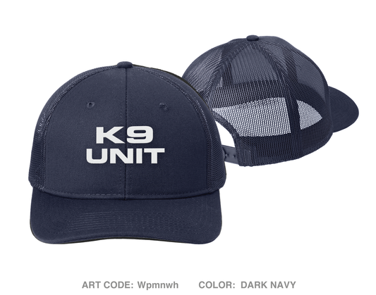 Elite K9 Response Embroidered Snapback Trucker Cap - Wpmnwh