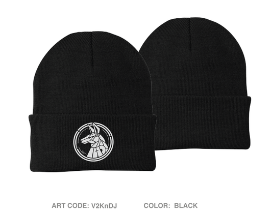 Llamaworks Embroidered Knit Beanie - V2KnDJ