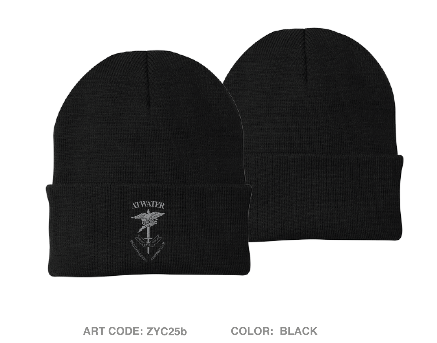 Atwater SORT Embroidered Knit Beanie - ZYC25b