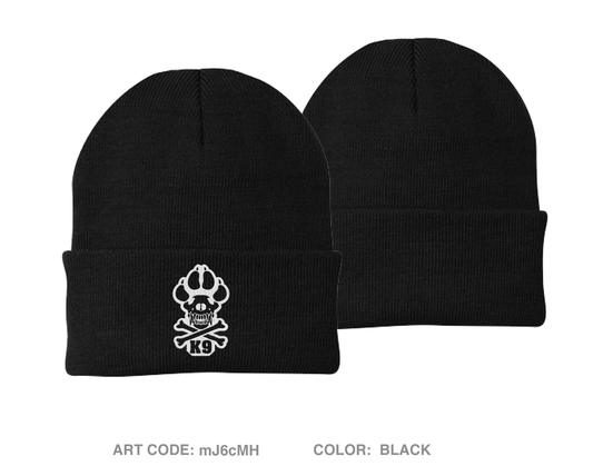 RST-LES K-9 Unit Embroidered Knit Beanie - mJ6cMH