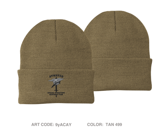 Atwater SORT Embroidered Knit Beanie - 9yACAY