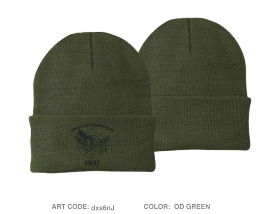 SWAT Embroidered Knit Beanie - dxs6nJ