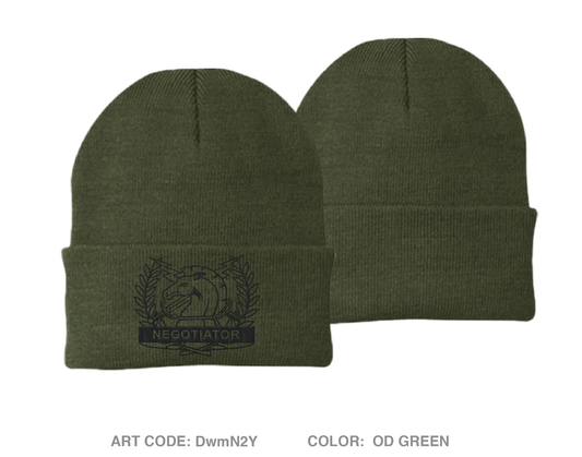 Crisis Negotiation Team Embroidered Knit Beanie - DwmN2Y