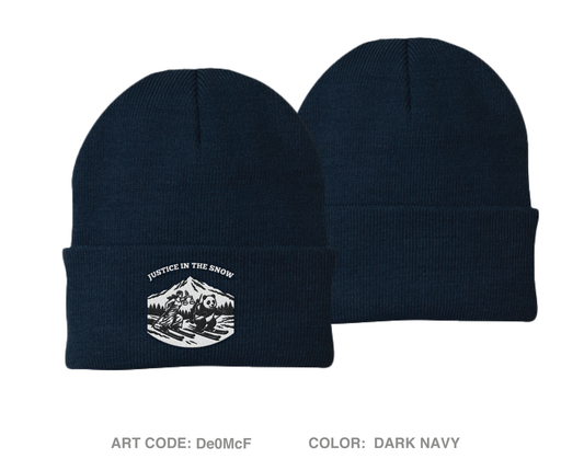 Office of the Special Trial Counsel at Fort Drum Embroidered Knit Beanie - De0McF