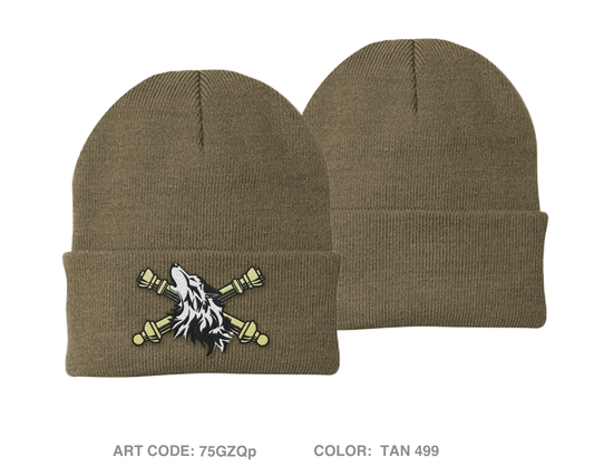 Wolf Team, OPS GRP, NTC Store 1 Embroidered Knit Beanie - 75GZQp