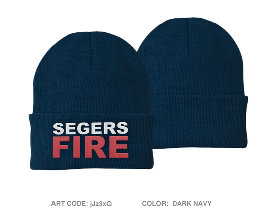 Segers Fire & Rescue Embroidered Knit Beanie - jJz3xG