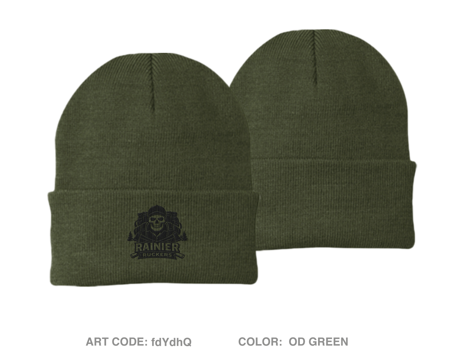 Rainier Ruckers Embroidered Knit Beanie - fdYdhQ