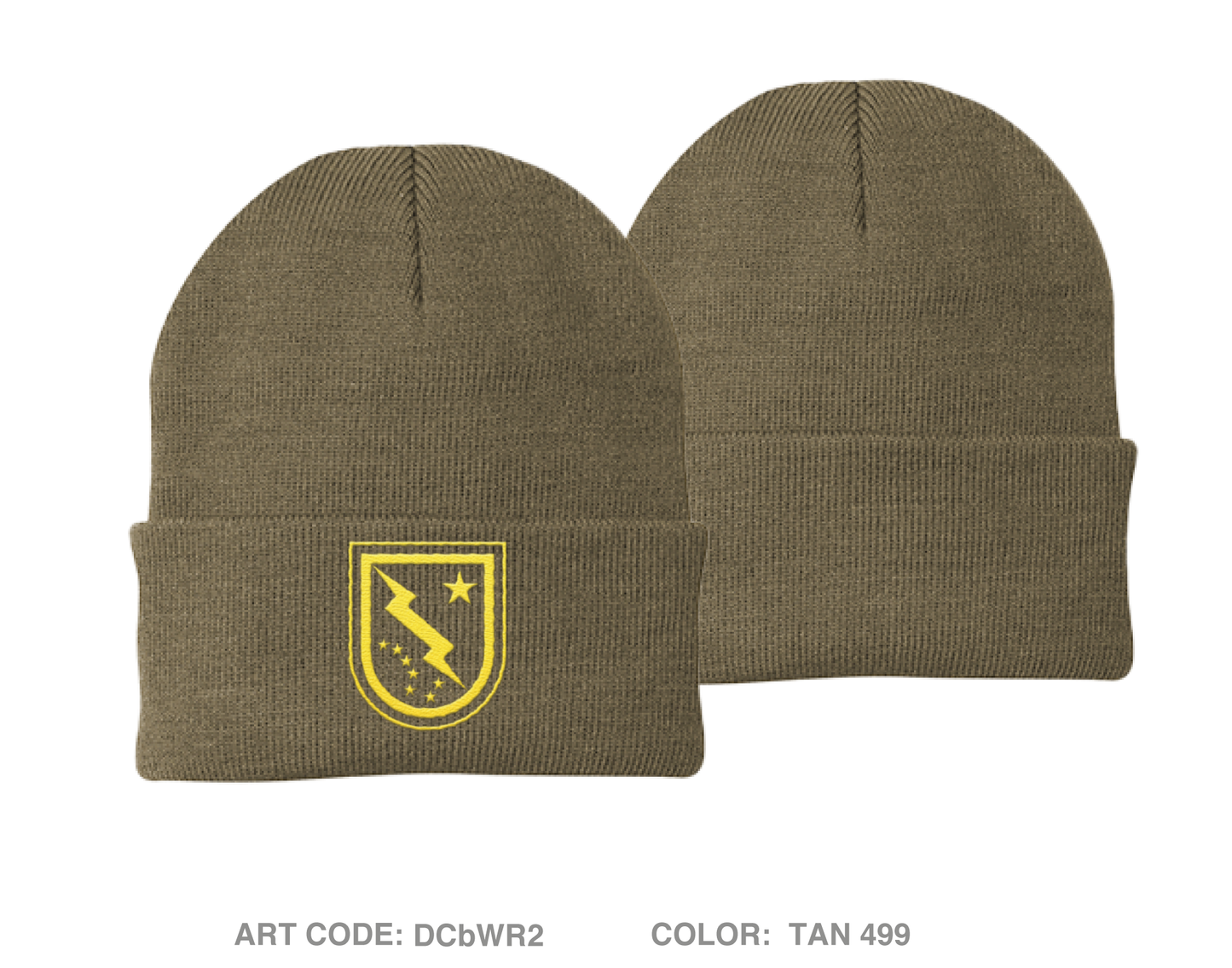 HHBN, 11th Airborne Division Embroidered Knit Beanie - DCbWR2
