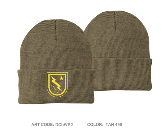 HHBN, 11th Airborne Division Embroidered Knit Beanie - DCbWR2