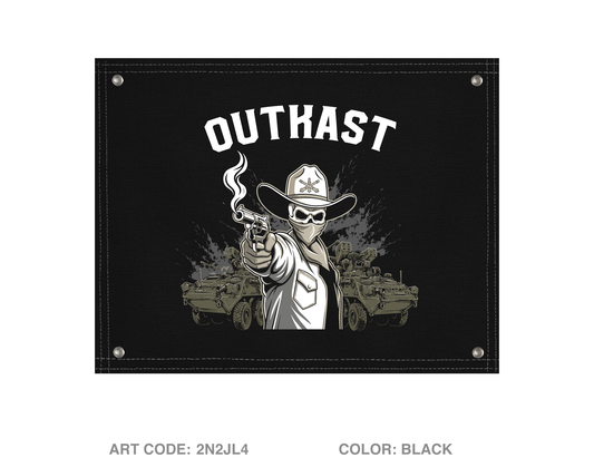 5-4 ADAR 2nd PLT ALPHA BTTRY Fundraising Collection Banner Flag - 2N2JL4