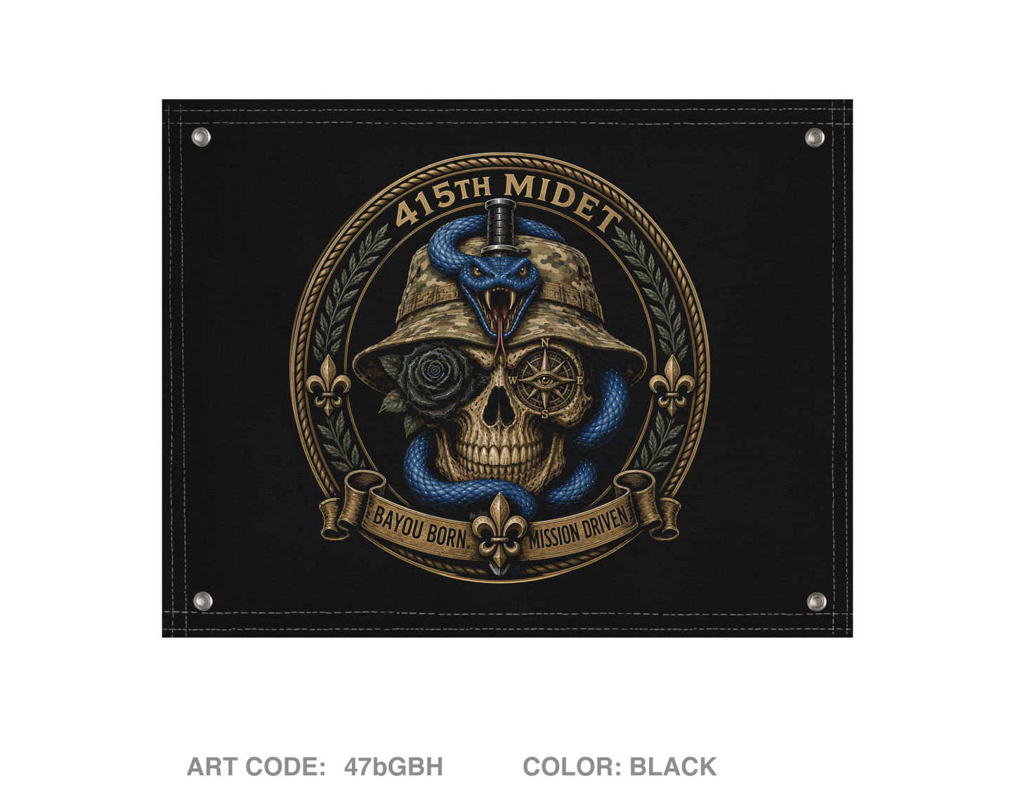 415th BN MIDET Banner Flag - 47bGBH