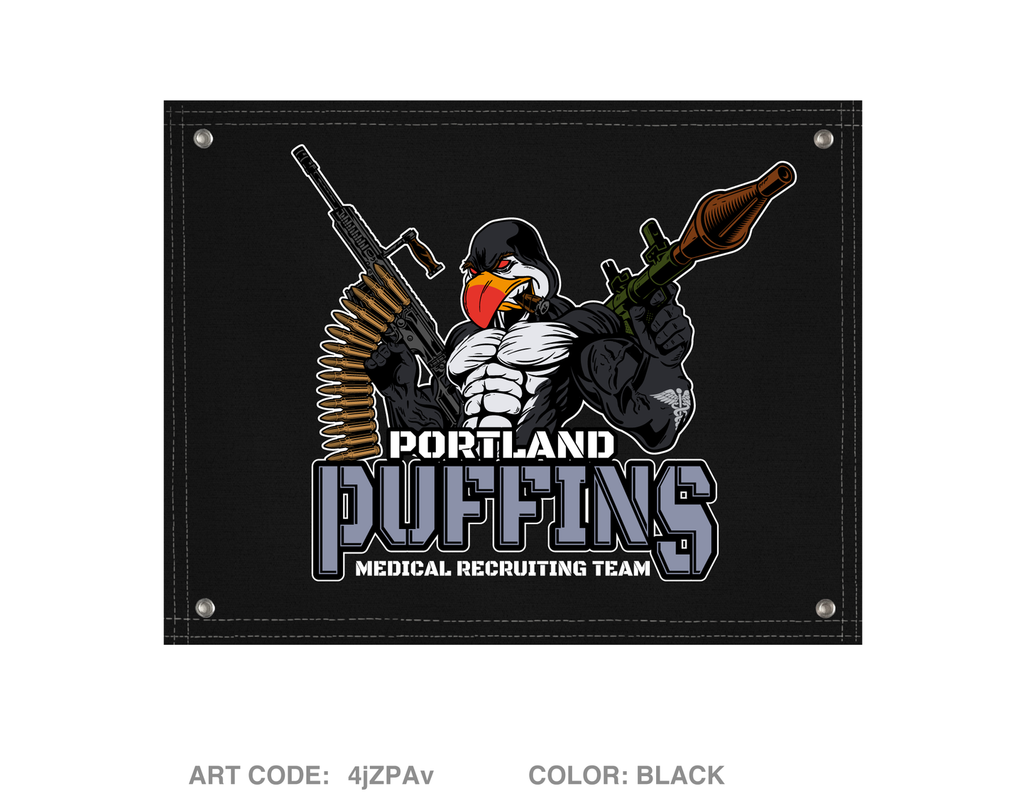 Portland Medical Recruiting Station Banner Flag - 4jZPAv