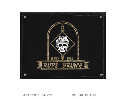II MEF EOTG, Amphibious Raids Branch Banner Flag - 54ze7Y