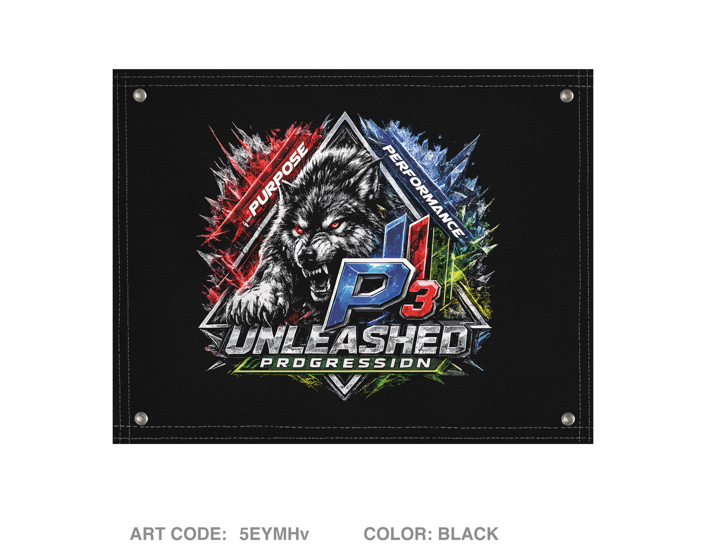 P3 Unleashed Banner Flag - 5EYMHv